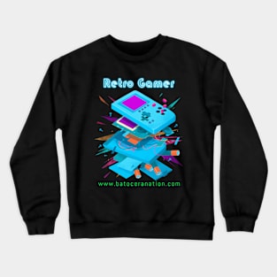 Retro Gamer Logo 12 Crewneck Sweatshirt